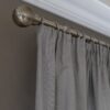 Habitat Herringbone Fully Lined Pencil Pleat Curtains - Grey