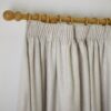 Habitat Herringbone Pencil Pleat Curtains - Cream -117x137cm