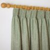 Habitat Herringbone Pencil Pleat Curtains - Green -117x137cm