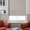 Habitat Industrial Stripe Neutral Roller Blind - 90cm