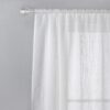 Habitat Linen Look Ladder Voile Curtain - White - 140x229cm