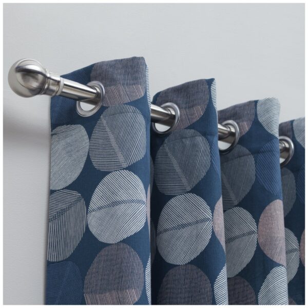 Habitat Skandi Spot Eyelet Curtains - Multi - 117x137cm