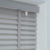 Habitat Wooden Grey 50mm Slat Venetian Tape Blind - 60cm