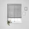 Habitat Wooden Grey 50mm Slat Venetian Tape Blind - 60cm