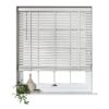 Habitat Wooden White 50mm Slat Venetian Tape Blind - 60cm