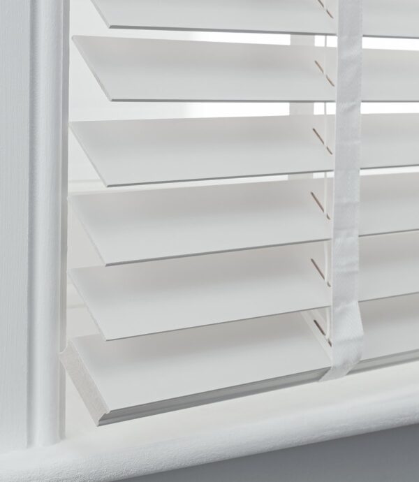 Habitat Wooden White 50mm Slat Venetian Tape Blind - 60cm