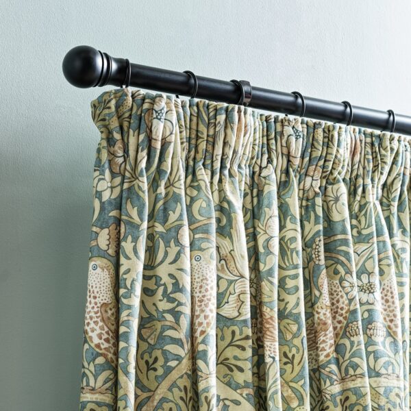 Habitat x Morris & Co. Curtains - Blue - 117x137cm