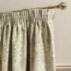 Habitat x Morris & Co. Floral Curtains - Green - 117x137cm