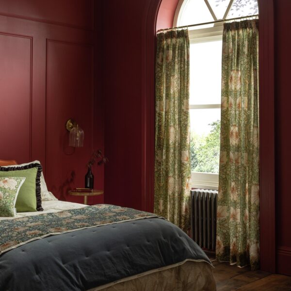 Habitat x Morris & Co. Pimpernel Curtains - Green -117x137cm