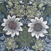 Habitat x Morris & Co. Sunflower Curtains - Navy - 117x137cm