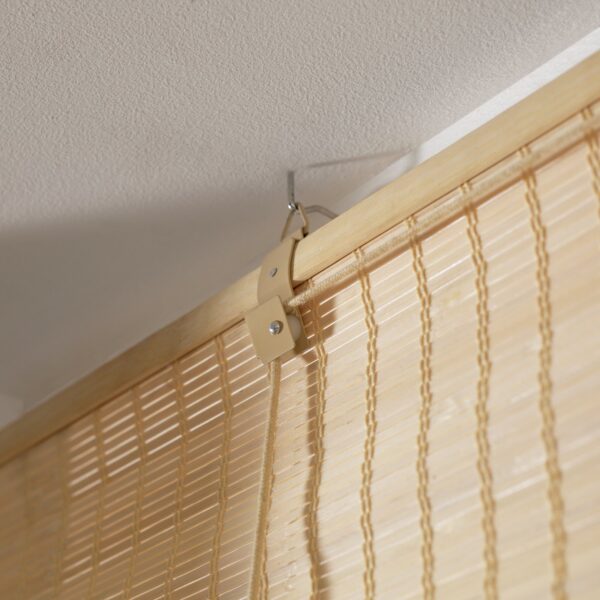 Little Black Book Bamboo Natural Roller Blind - 60cm