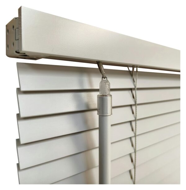 Little Black Book Basswood Grey 25mm Venetian Blind - 60cm