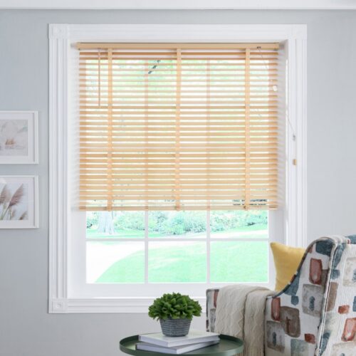 Little Black Book Basswood Natura 50mm Venetian Blind - 60cm