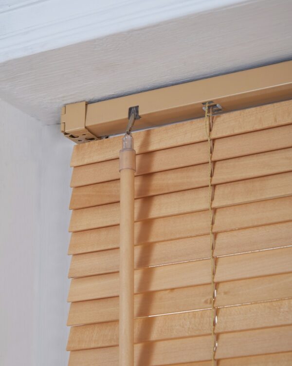 Little Black Book Basswood Natural 25mm Venetian Blind -60cm