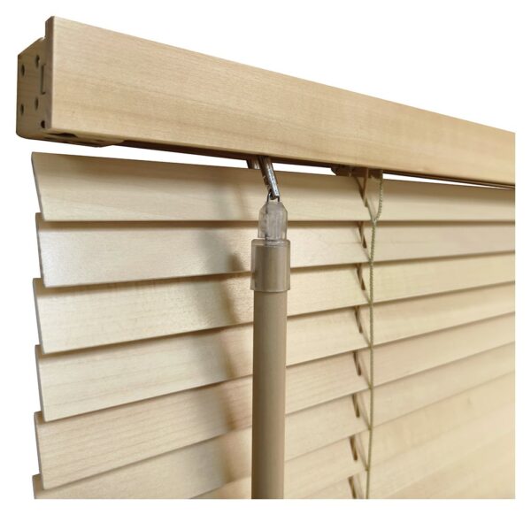 Little Black Book Basswood Natural 25mm Venetian Blind -60cm