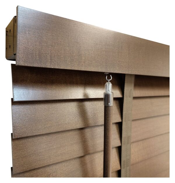 Little Black Book Basswood Walnut 50mm Venetian Blind - 70cm