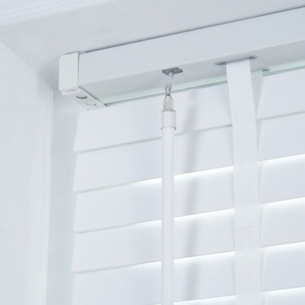 Little Black Book Basswood White 50mm Venetian Blind - 60cm