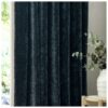 Yard Chenille Pencil Pleat Curtains - Navy - 117x183cm